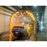 Mile High 8' Yellow LED on arch in tunnel car wash
