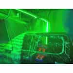 Mile High 24' Green LED on arch in tunnel car wash