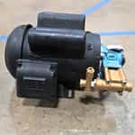 cat pump with a motor installed