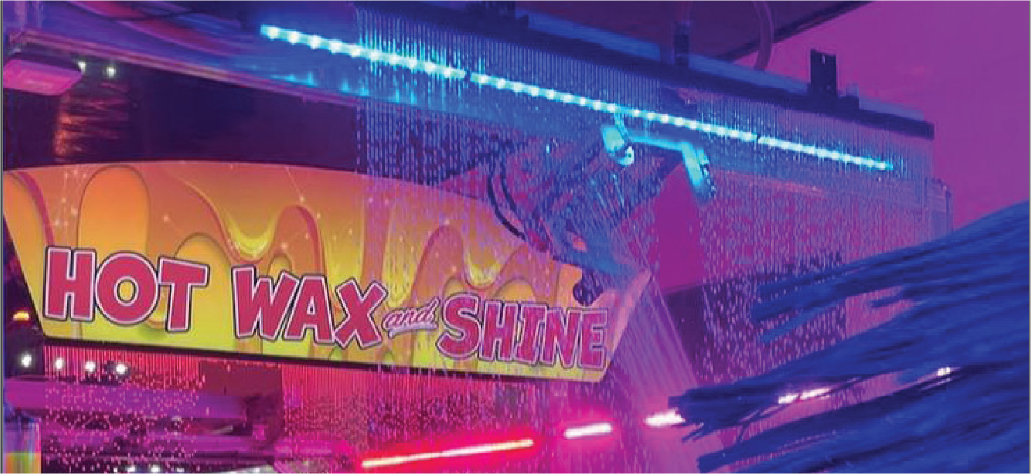 Color Wash Hot Wax Shine Background
