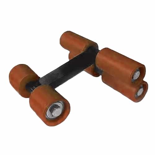2 5/8" Belanger Roller with Idler, Red - B6WL258