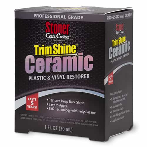 STONER Trim Shine Ceramic Coating Plastic and Vinyl Restorer Kit, 1 oz.