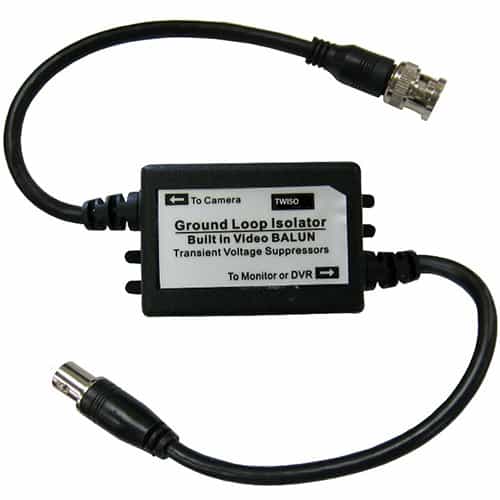ground loop isolator for security cameras