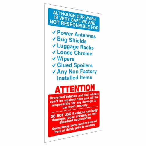 P203 TSS Instruction Sign
