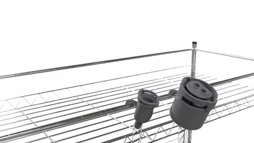 riteflex dispenser on wire shelf