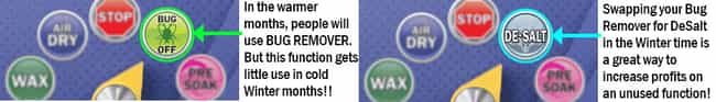 illustrated graphic explaining switching from bug remover to desalt